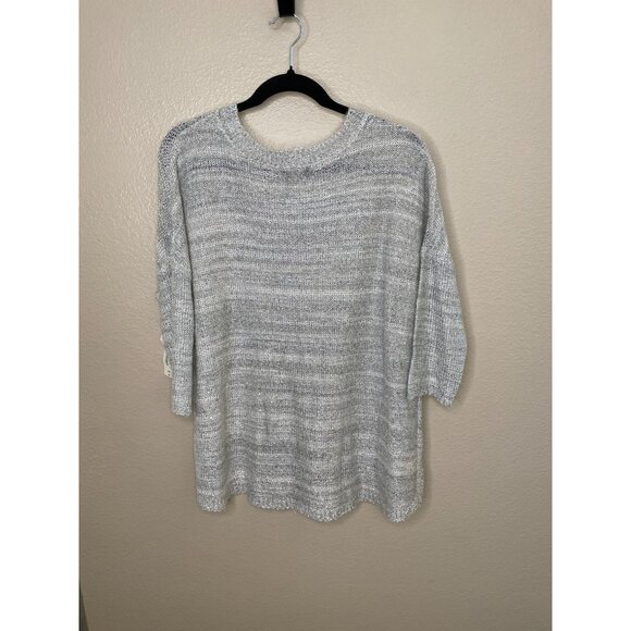 A.n.a A New Approach Womens Gray Sweater NEW Polyester Lightweight Pullover L - Picture 6 of 7
